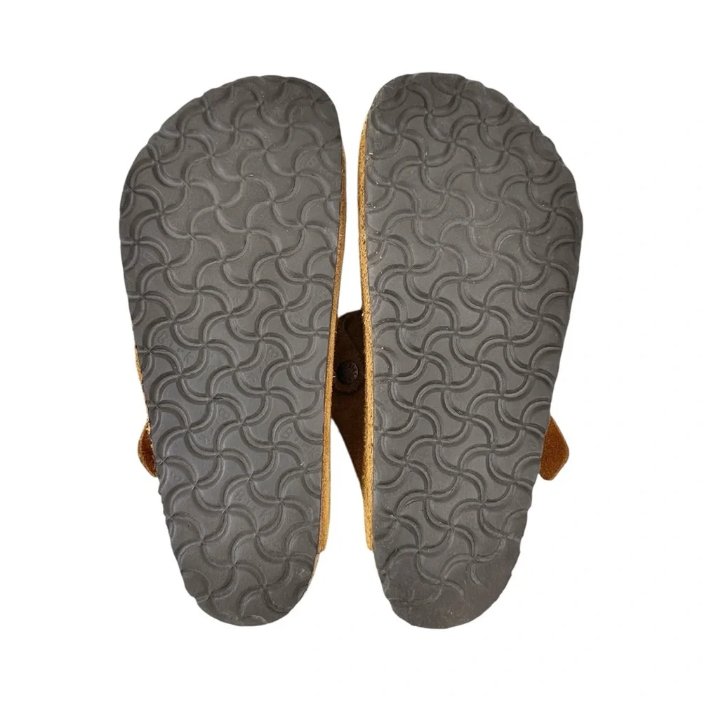 Birkenstock Boston Clog in Mink - Brown Suede Leather Flat Clogs Mules sz 40 - Picture 6 of 7